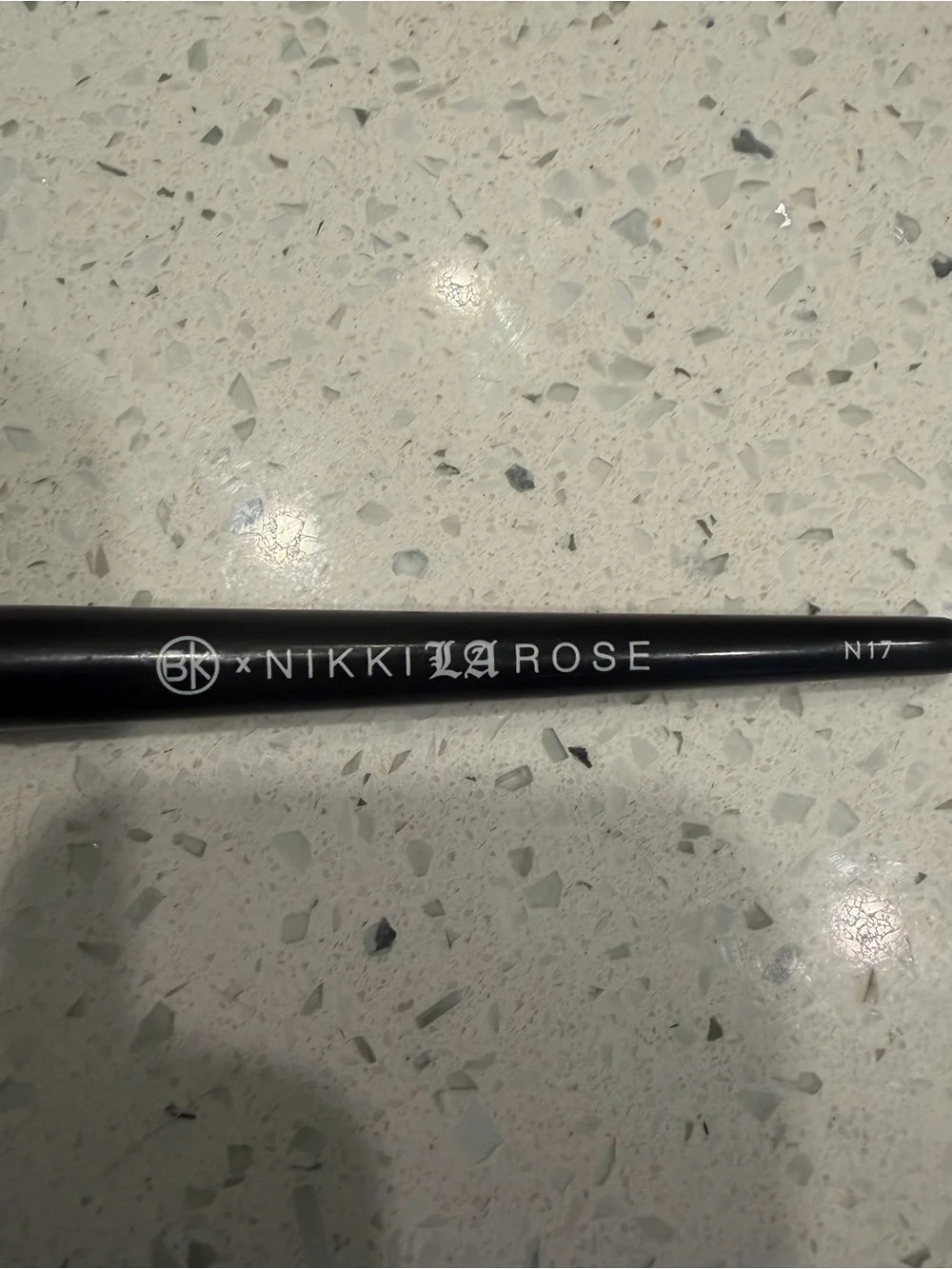 BK Beauty rare dual sided Nikki Black Rose Brush. Powder or liquid. Like new.